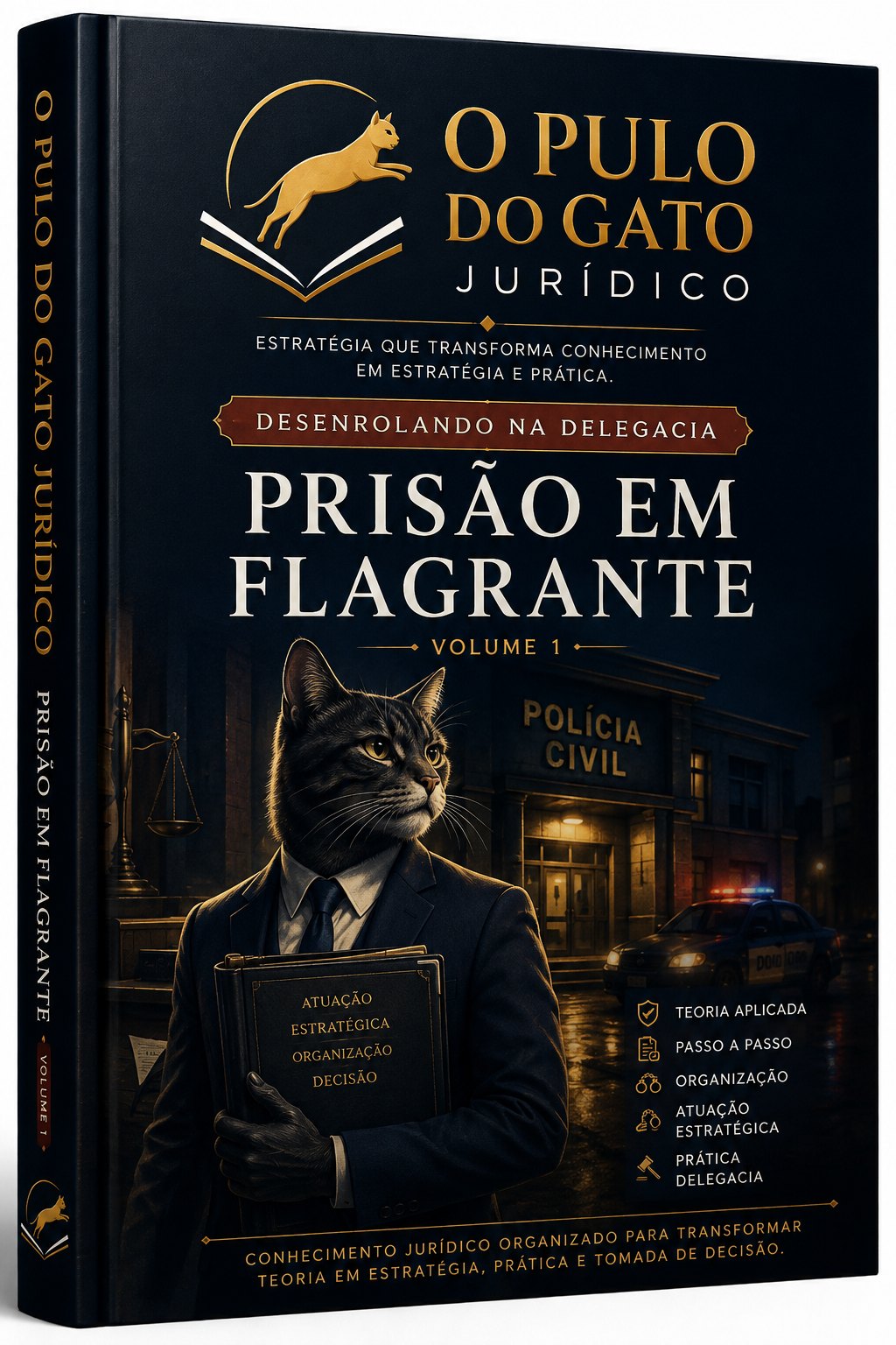 Capa do Volume 1 — Prisão em Flagrante